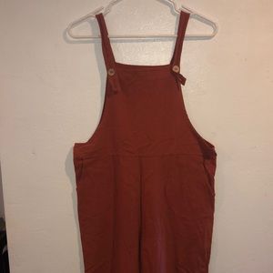 Linen overalls
